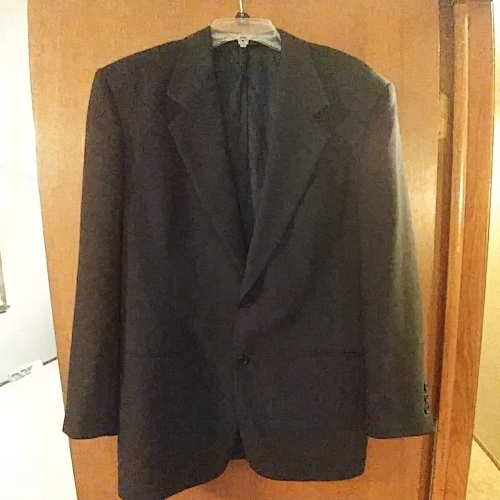 Nino Cerruti Black Dress Coat